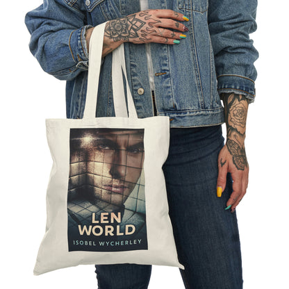Len World - Natural Tote Bag