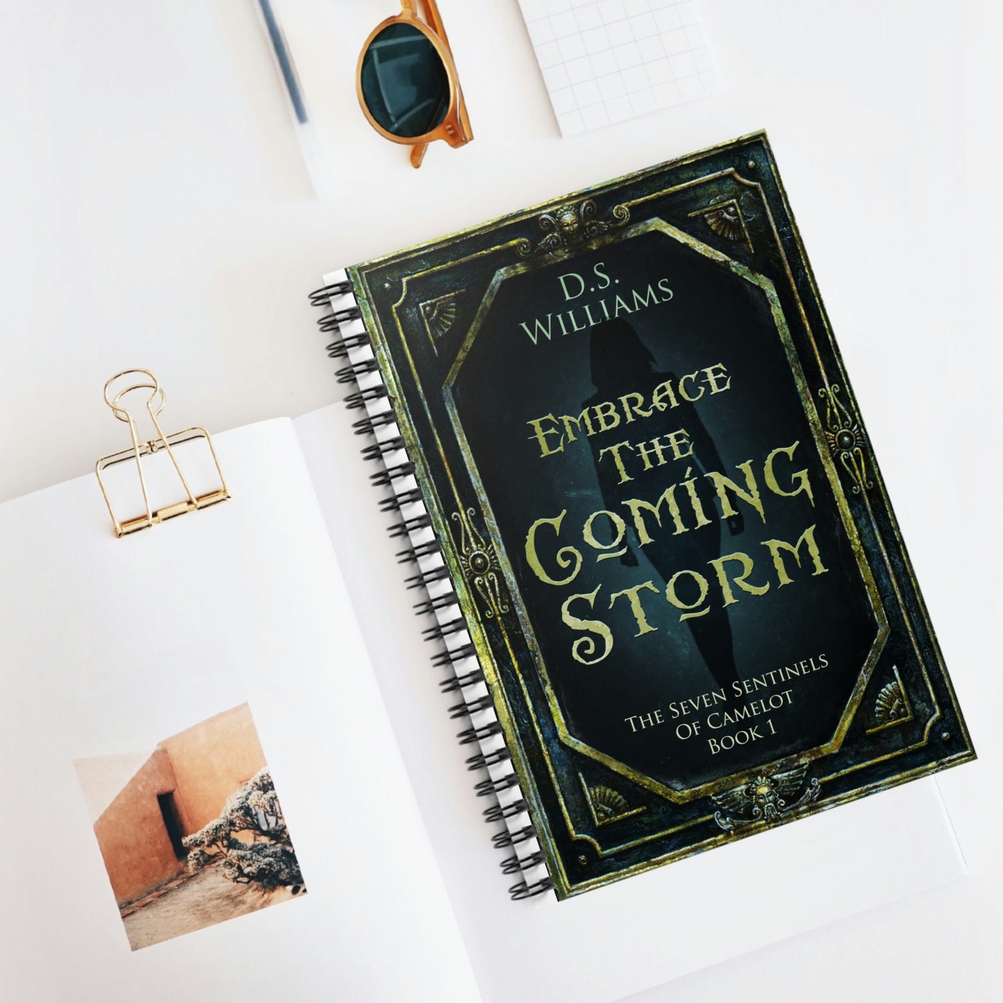 Embrace The Coming Storm - Spiral Notebook