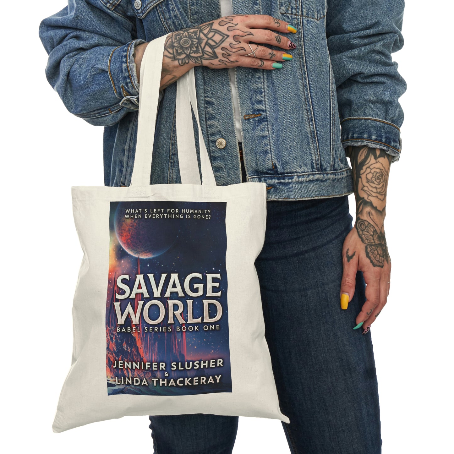 Savage World - Natural Tote Bag