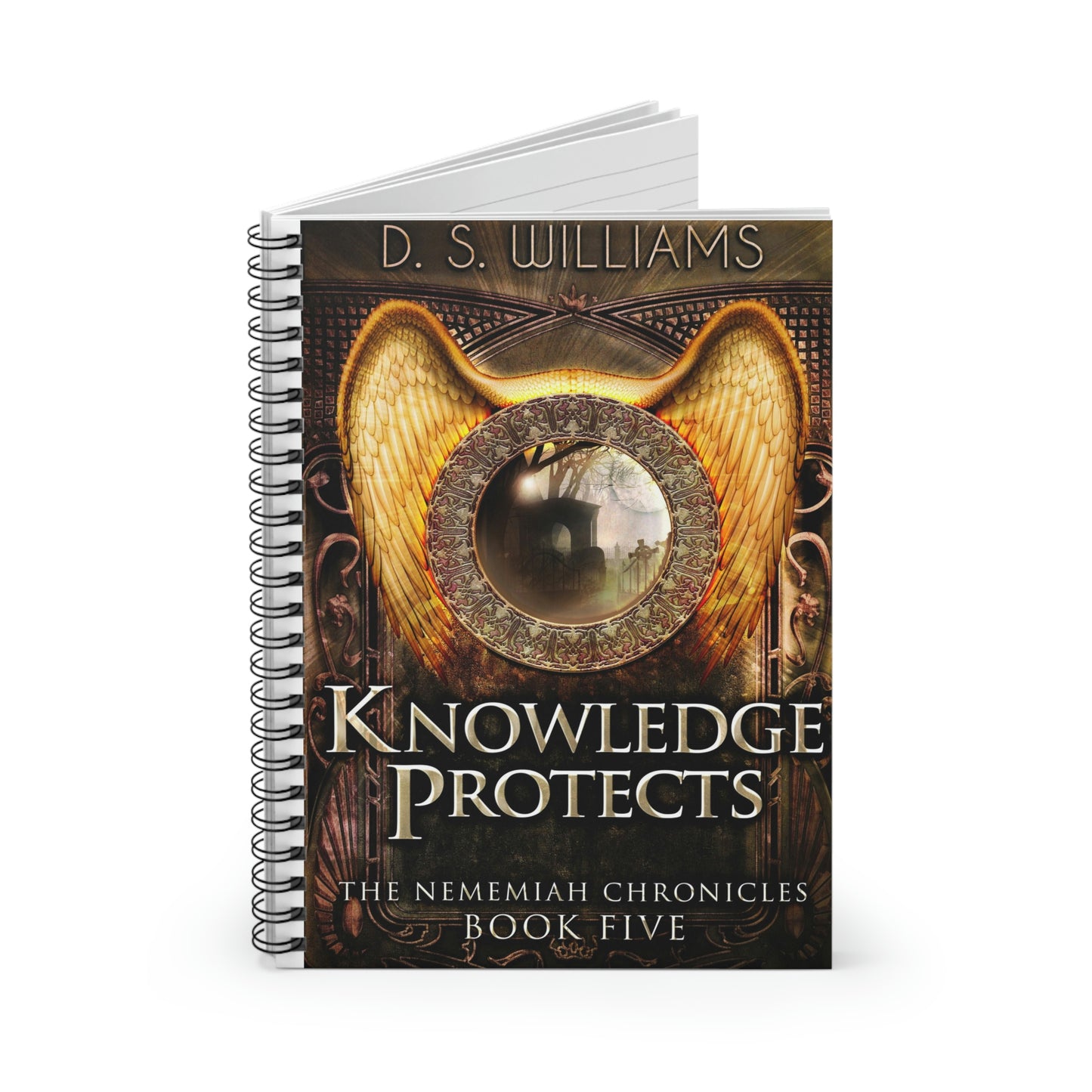 Knowledge Protects - Spiral Notebook