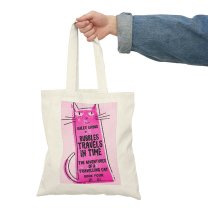Bubbles Travels In Time - Natural Tote Bag
