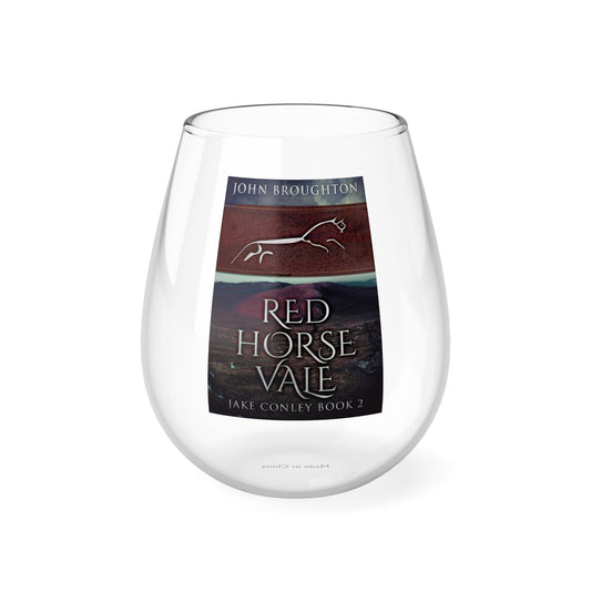 Red Horse Vale - Stemless Wine Glass, 11.75oz