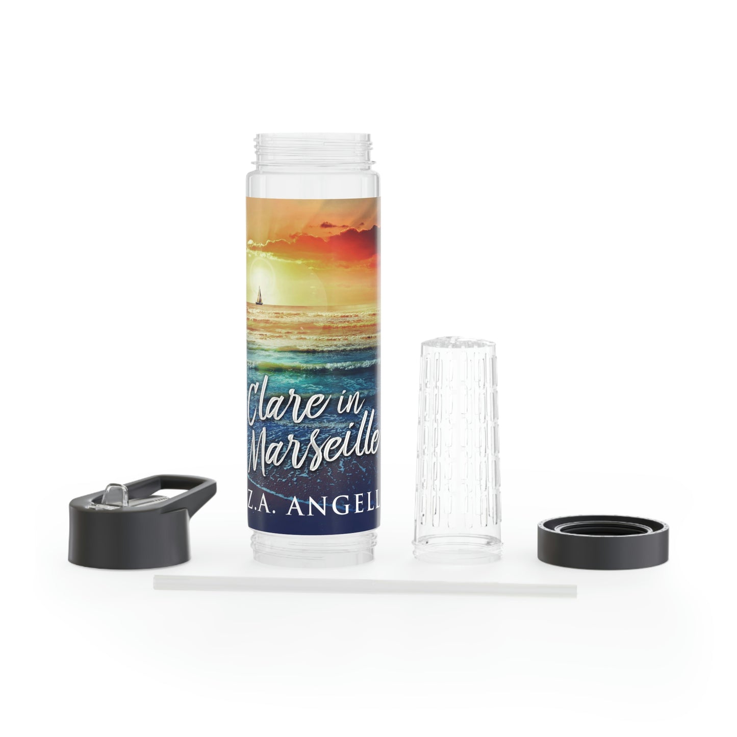 Clare in Marseille - Infuser Water Bottle