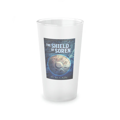 The Shield of Soren - Frosted Pint Glass