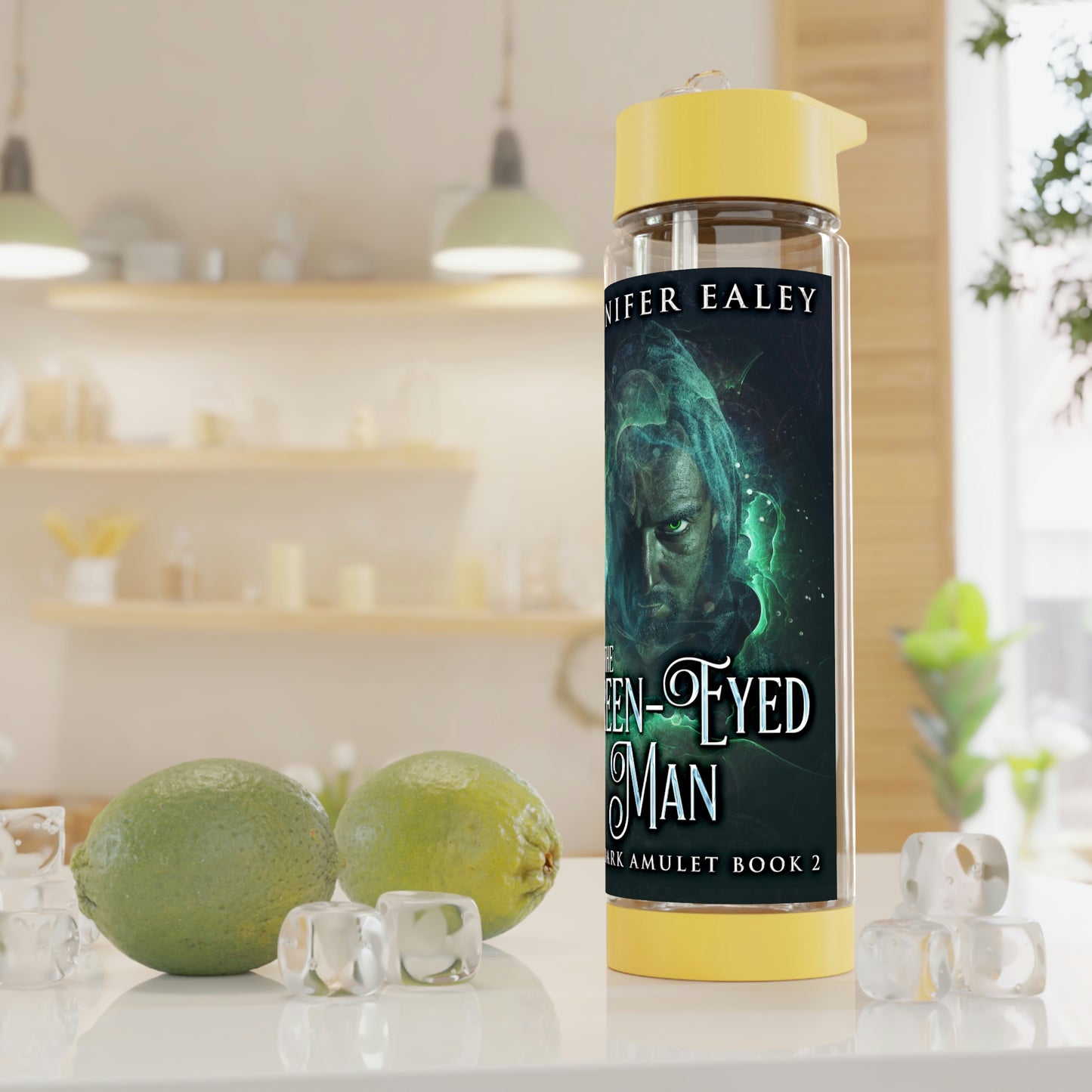 The Green-Eyed Man - Infuser Water Bottle