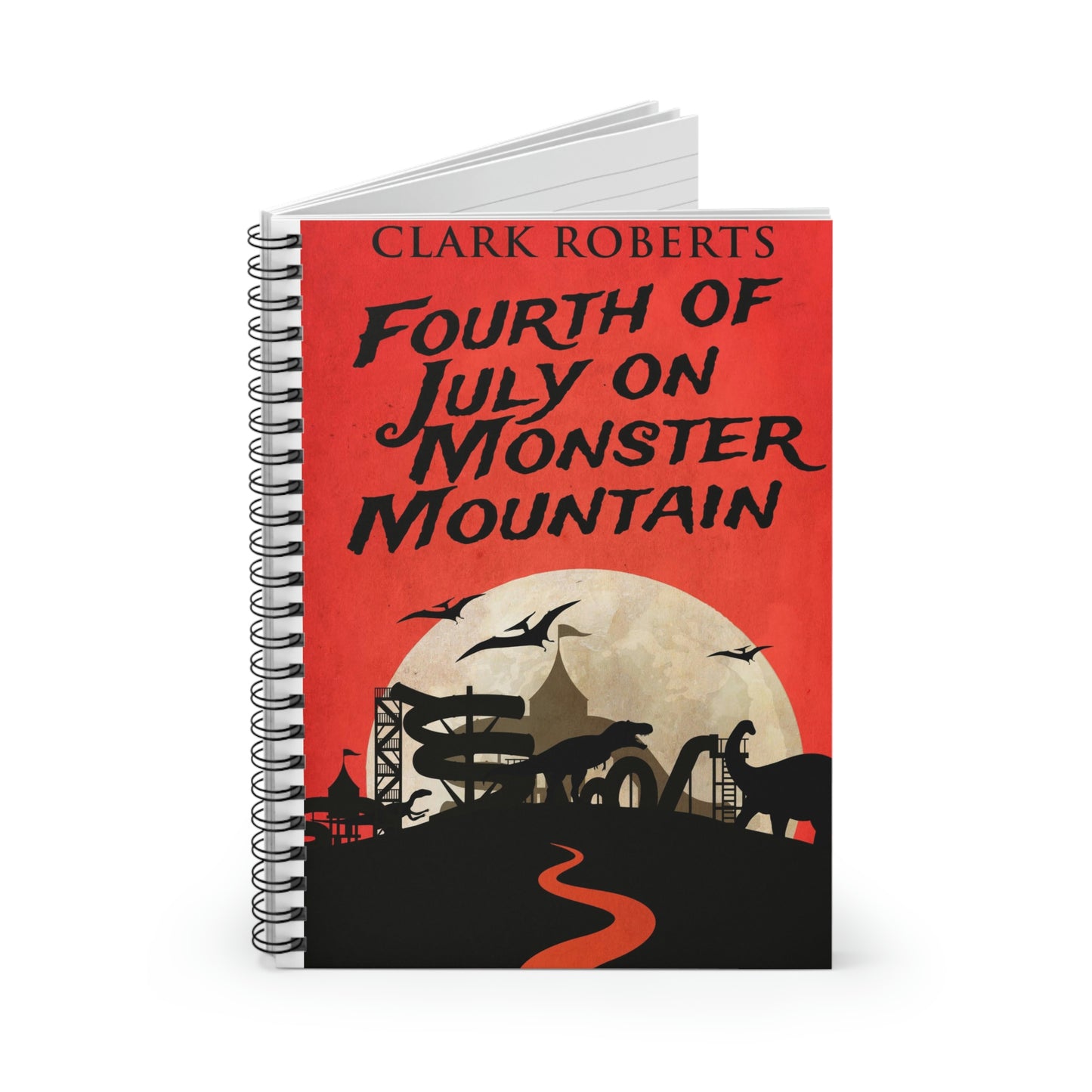 Fourth of July on Monster Mountain - Spiral Notebook