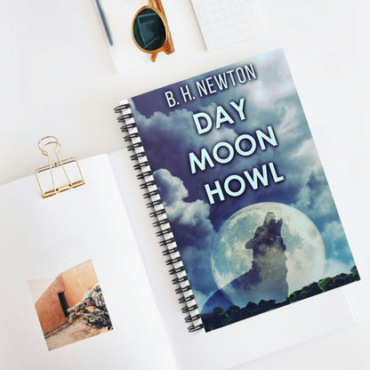 Day Moon Howl - Spiral Notebook