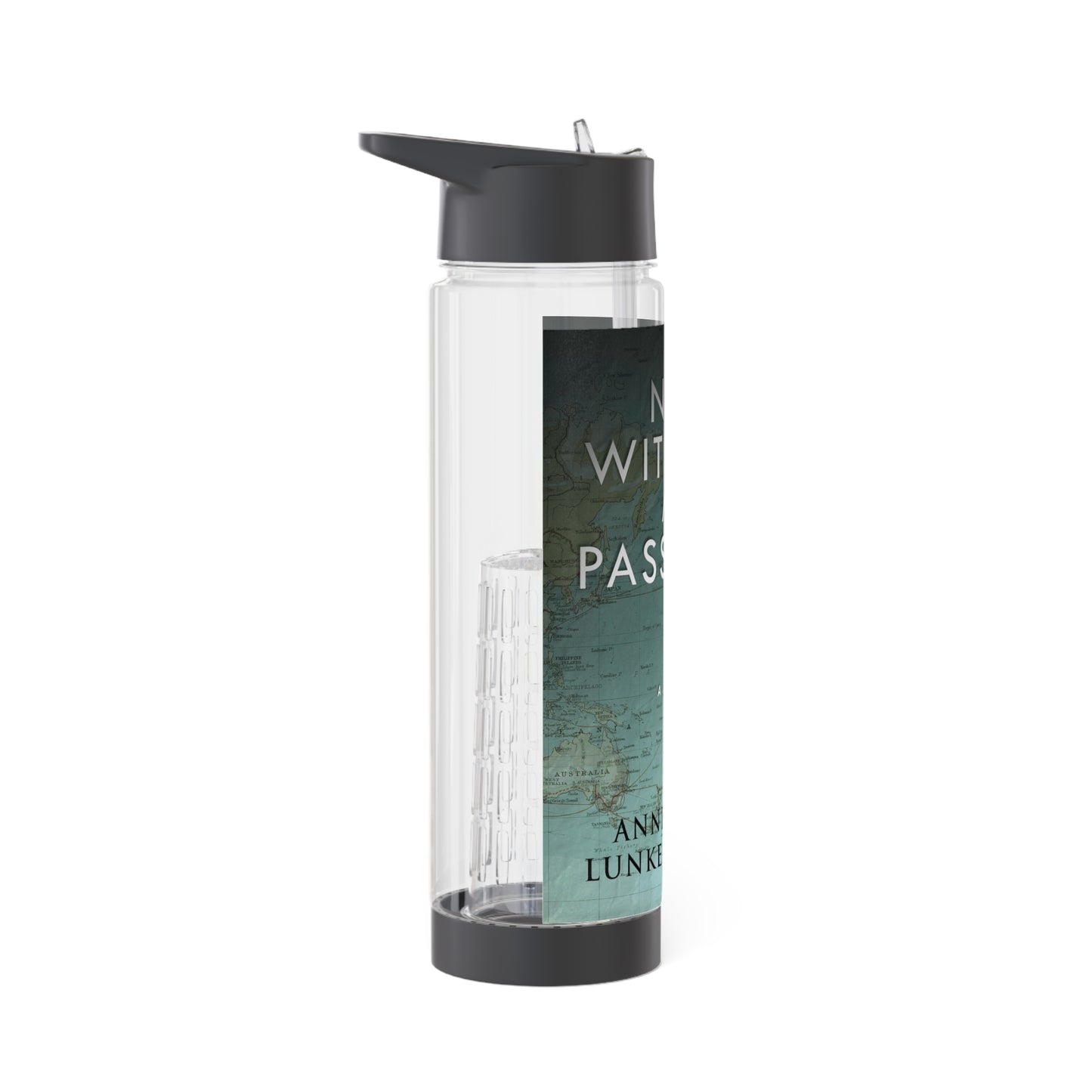 Not Without My Passport - Infuser Water Bottle