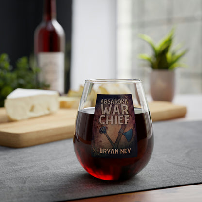 Absaroka War Chief - Stemless Wine Glass, 11.75oz