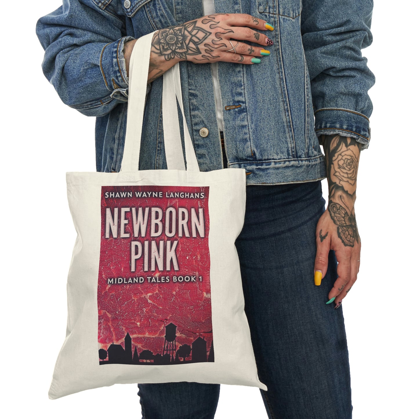 Newborn Pink - Natural Tote Bag