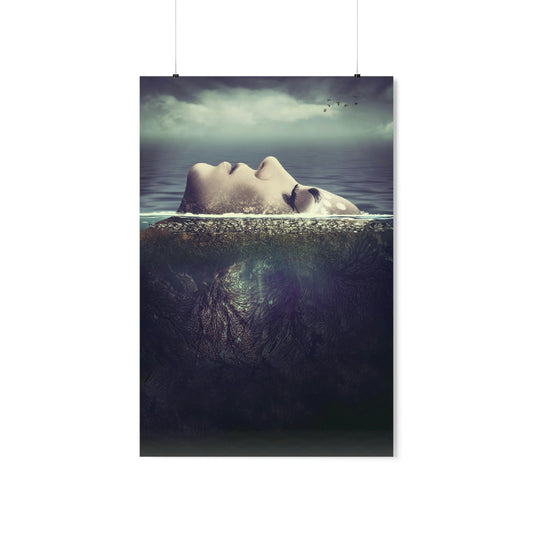 Floating - Matte Poster