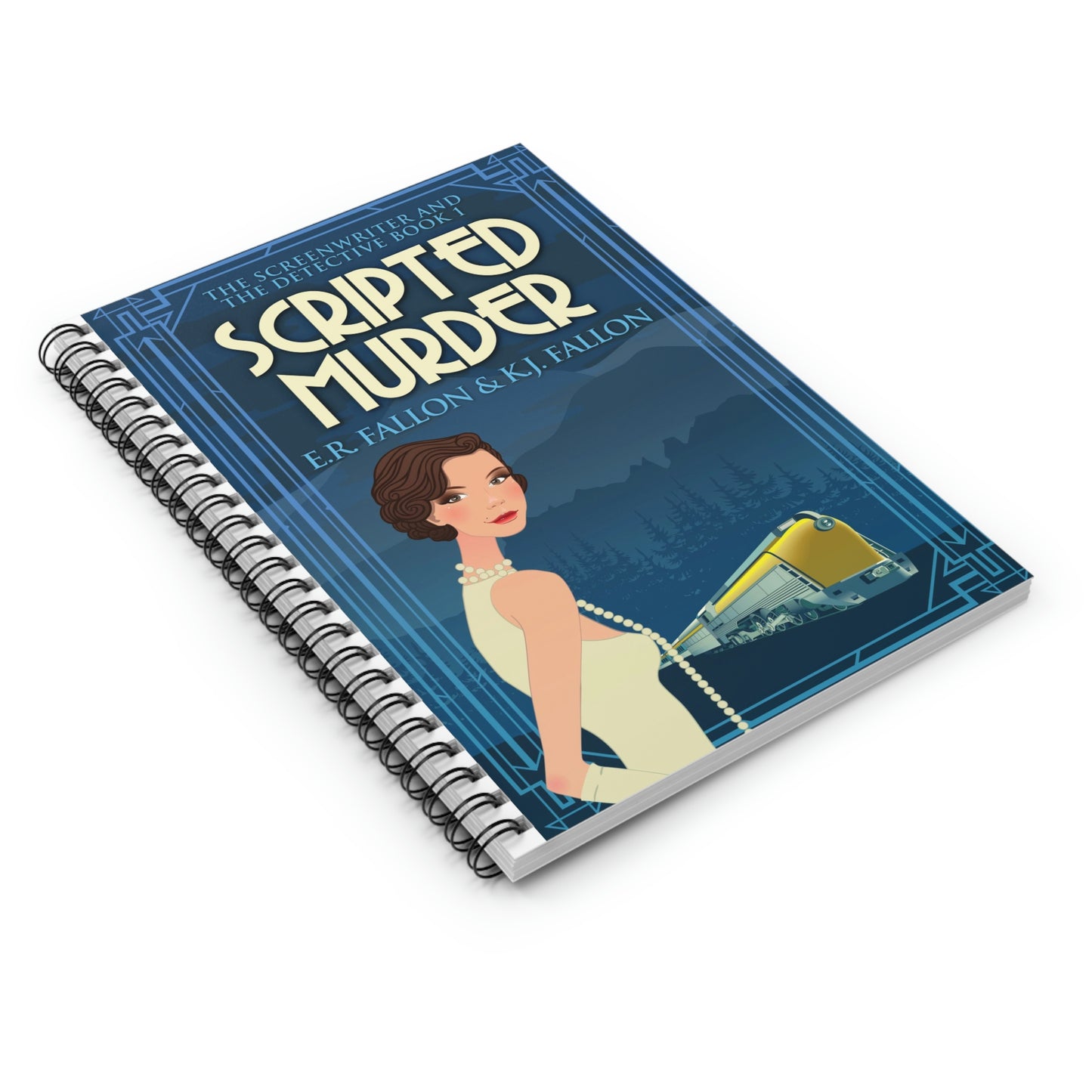 Scripted Murder - Spiral Notebook