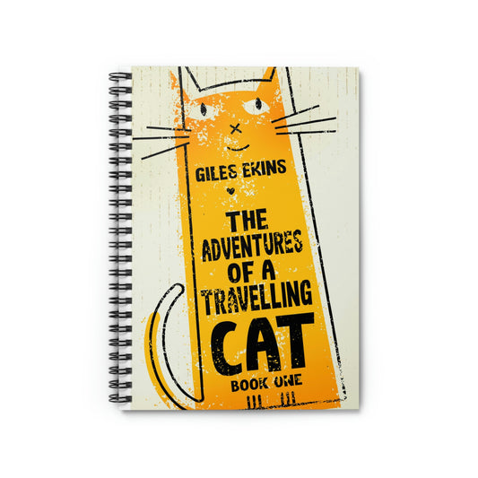 The Adventures Of A Travelling Cat - Spiral Notebook