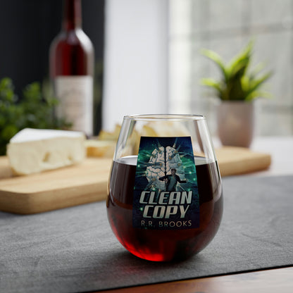 Clean Copy - Stemless Wine Glass, 11.75oz