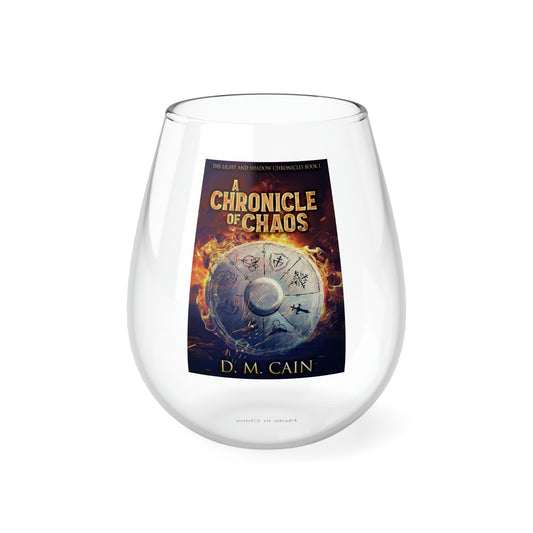 A Chronicle Of Chaos - Stemless Wine Glass, 11.75oz