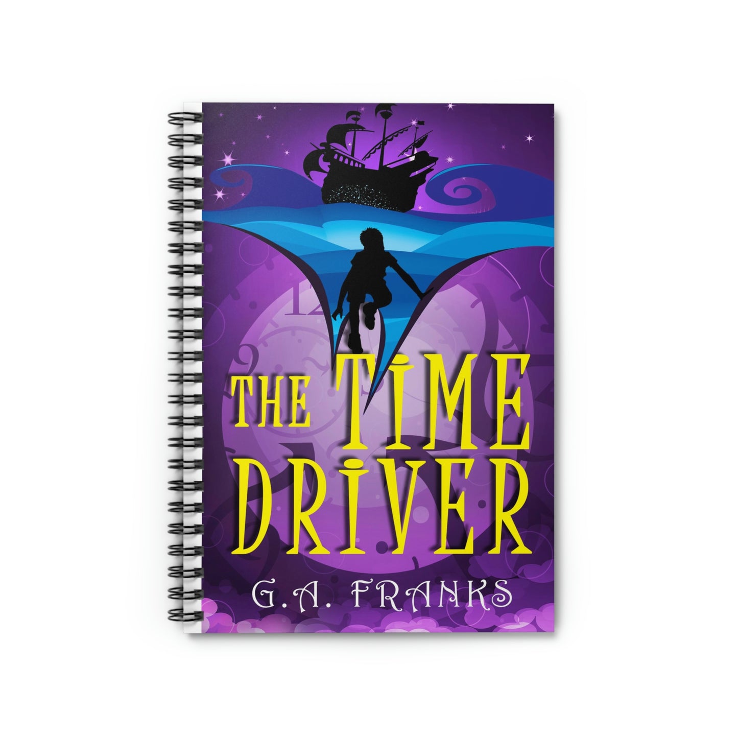The Time Driver - Spiral Notebook