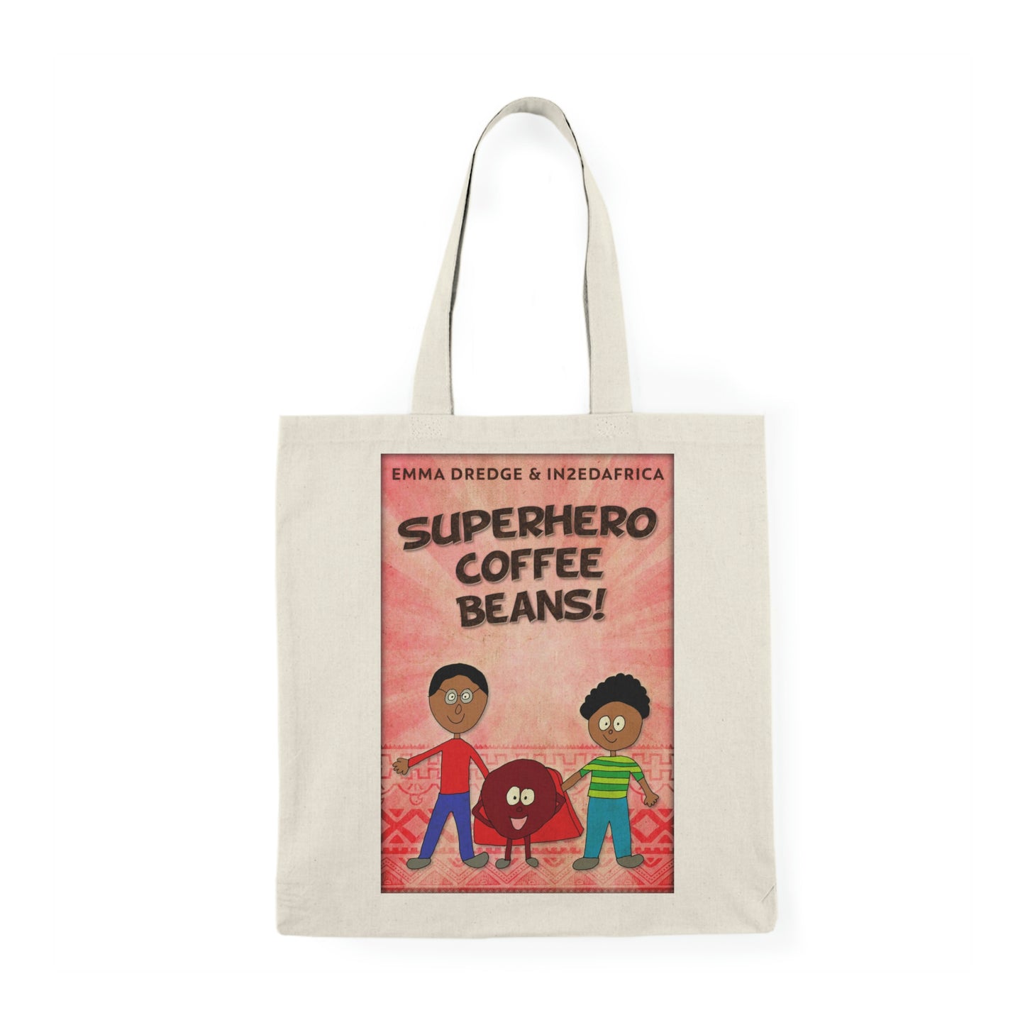 Superhero Coffee Beans! - Natural Tote Bag