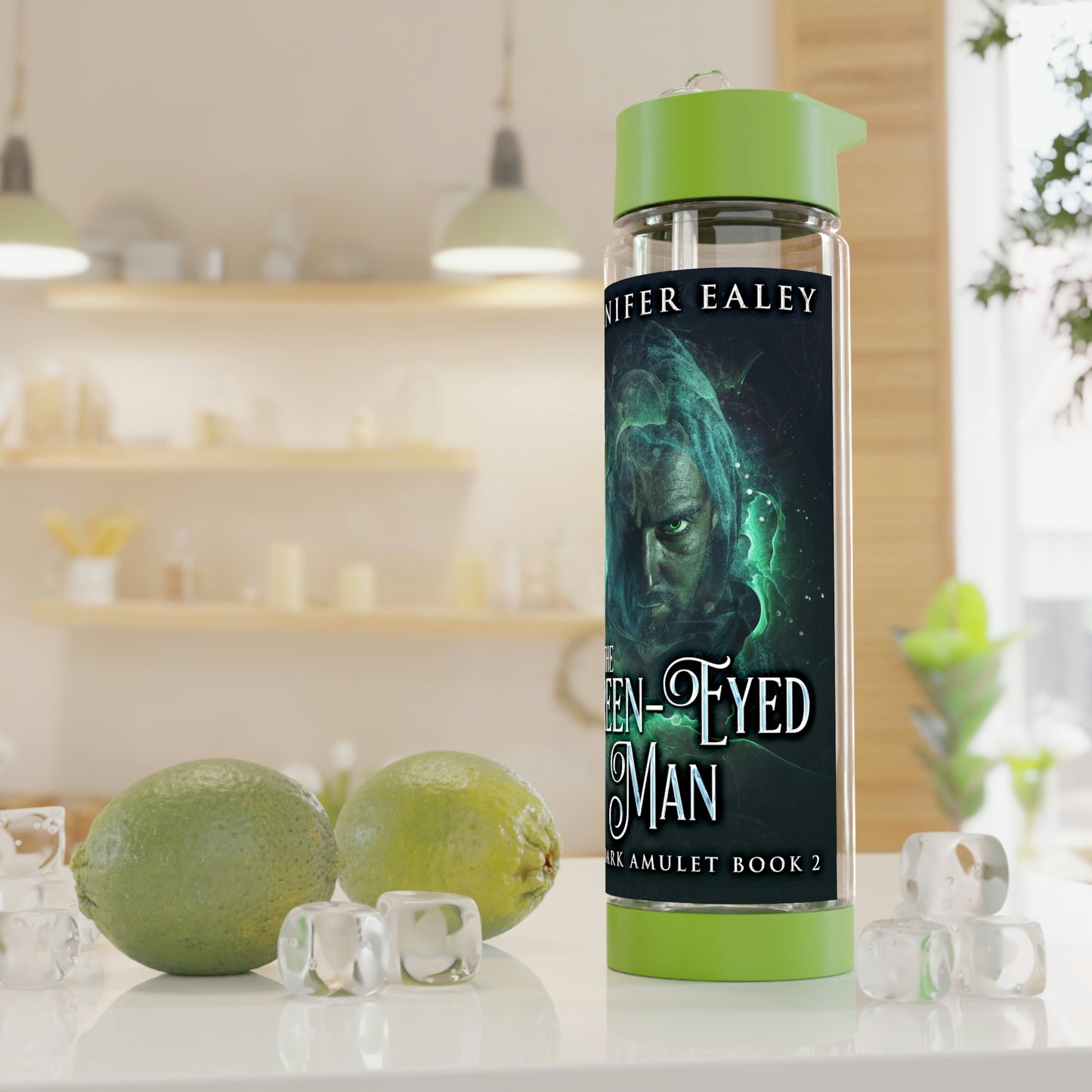 The Green-Eyed Man - Infuser Water Bottle