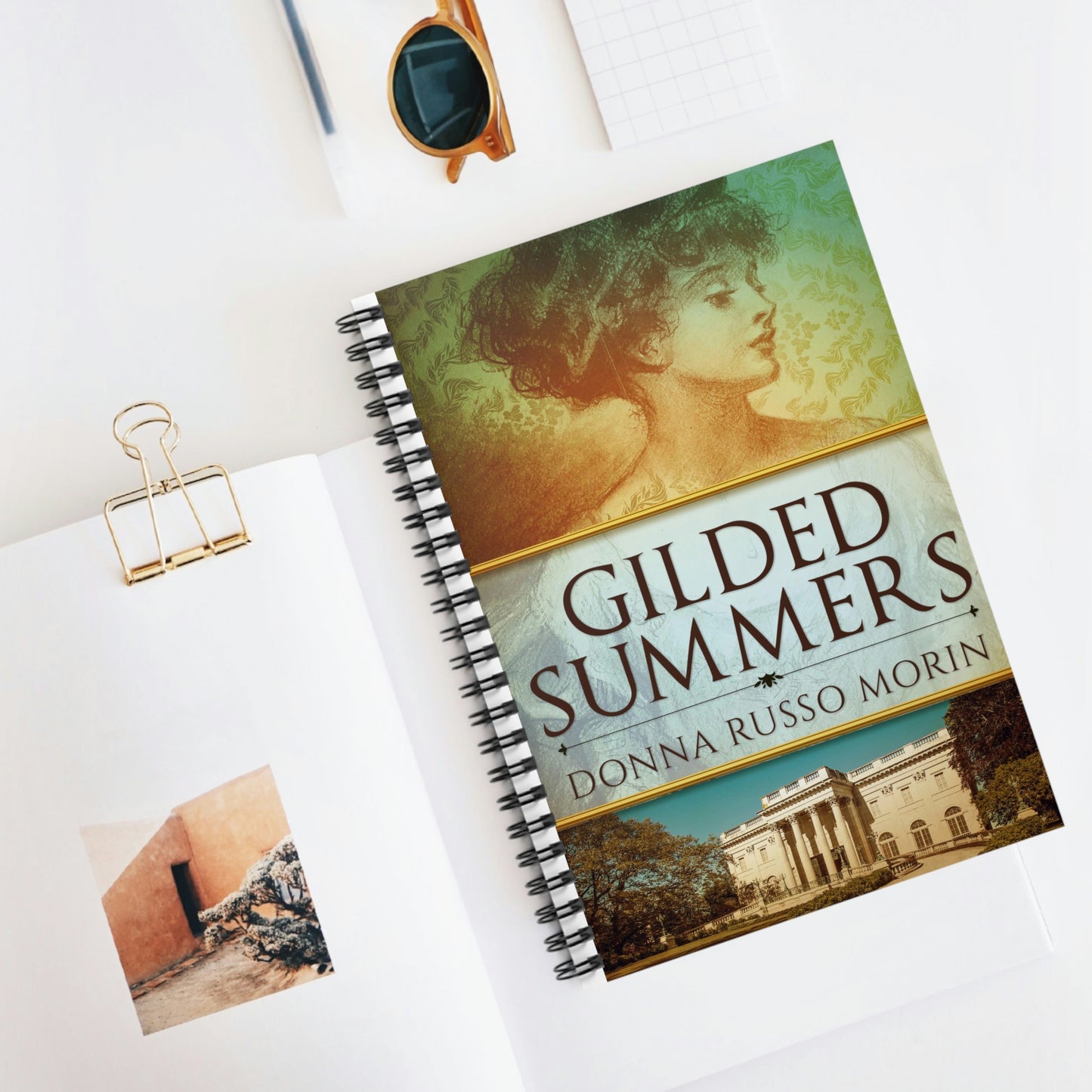 Gilded Summers - Spiral Notebook