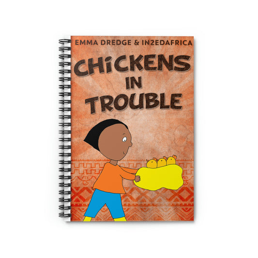 Chickens In Trouble - Spiral Notebook