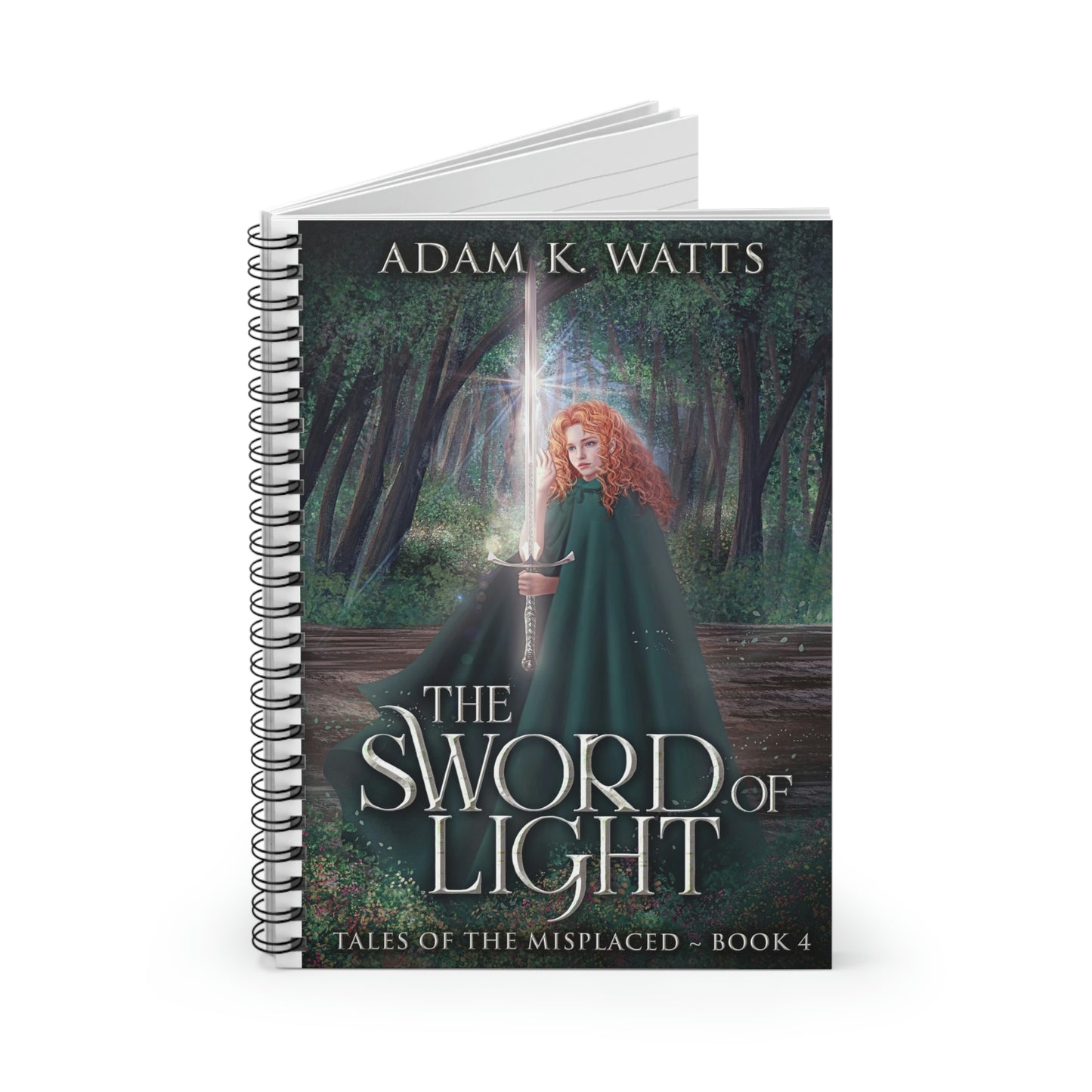 The Sword of Light - Spiral Notebook