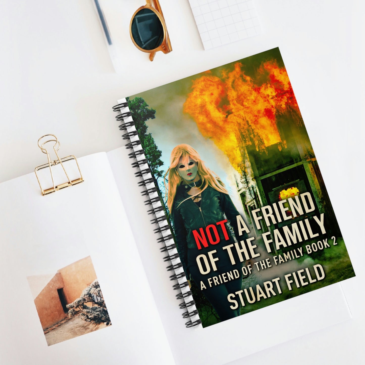 Not A Friend Of The Family - Spiral Notebook