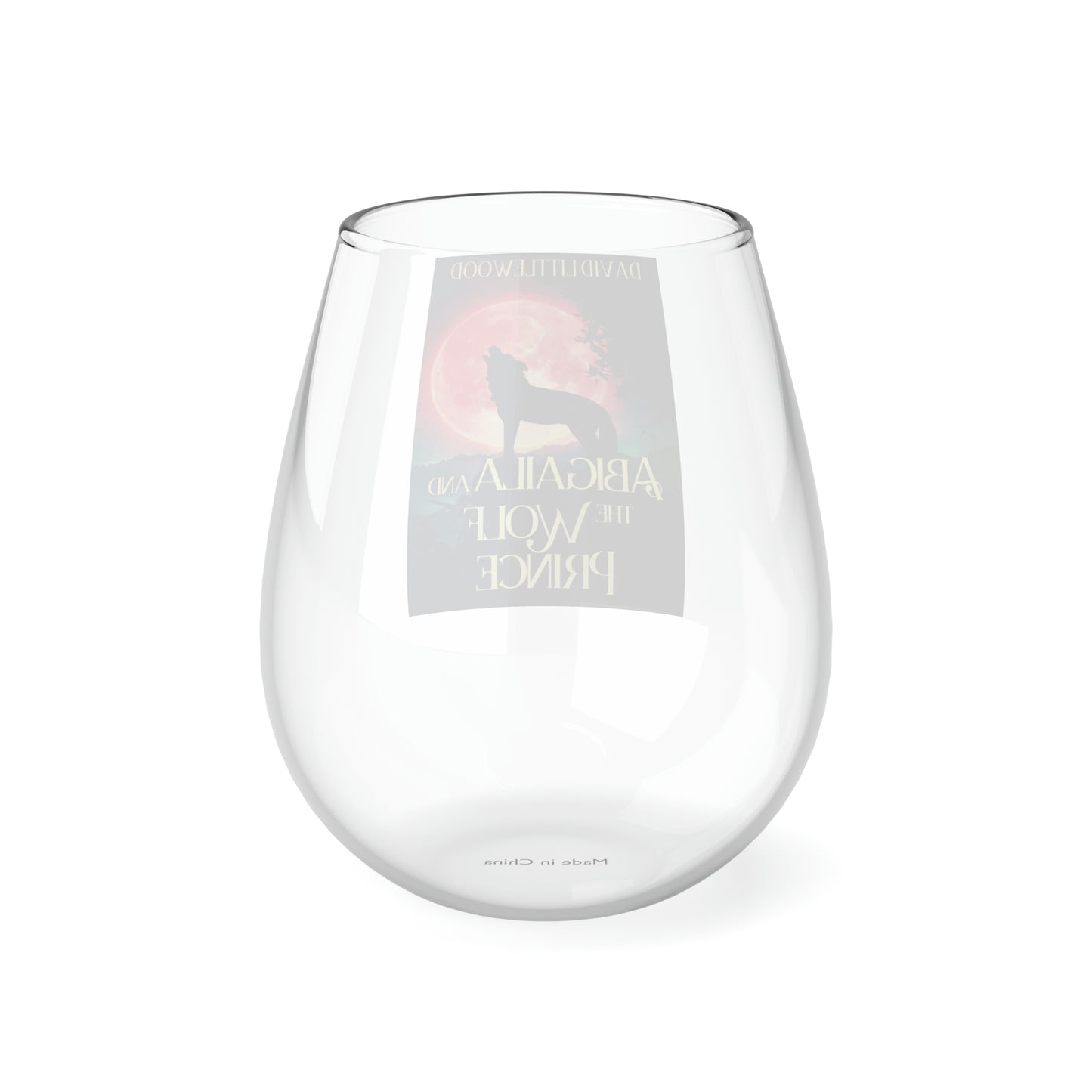 Abigaila And The Wolf Prince - Stemless Wine Glass, 11.75oz