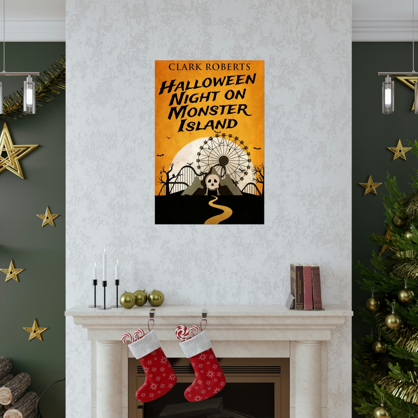 Halloween Night On Monster Island - Matte Poster