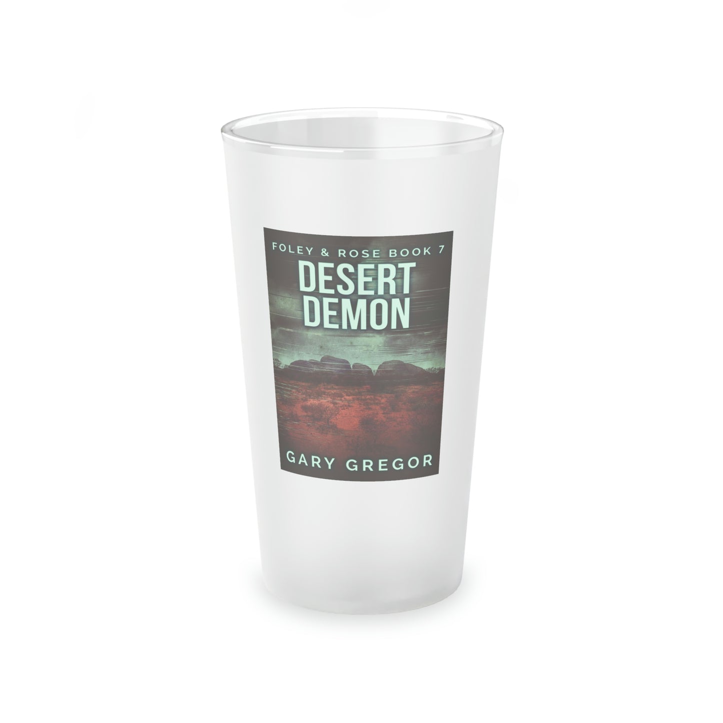 Desert Demon - Frosted Pint Glass