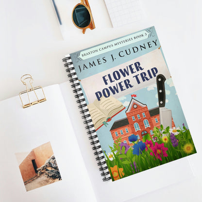 Flower Power Trip - Spiral Notebook