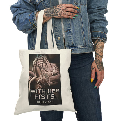With Her Fists - Natural Tote Bag