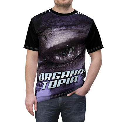 Organo-Topia - Unisex All-Over Print Cut & Sew T-Shirt