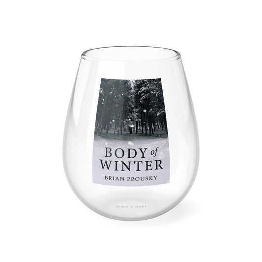 Body Of Winter - Stemless Wine Glass, 11.75oz