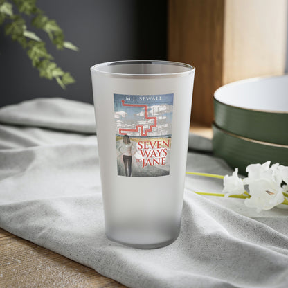Seven Ways To Jane - Frosted Pint Glass