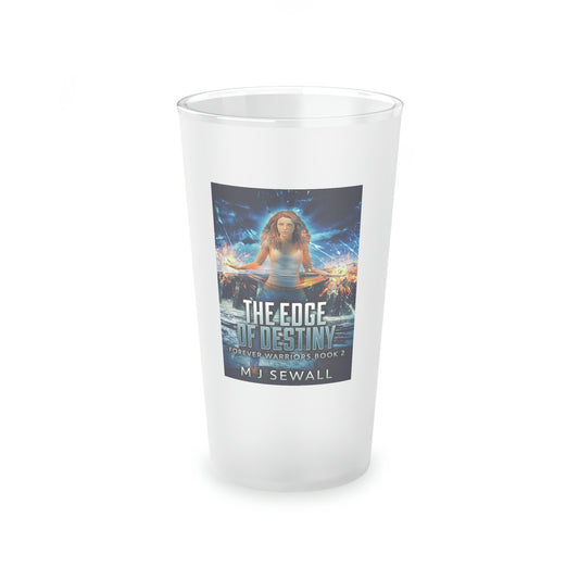 The Edge Of Destiny - Frosted Pint Glass