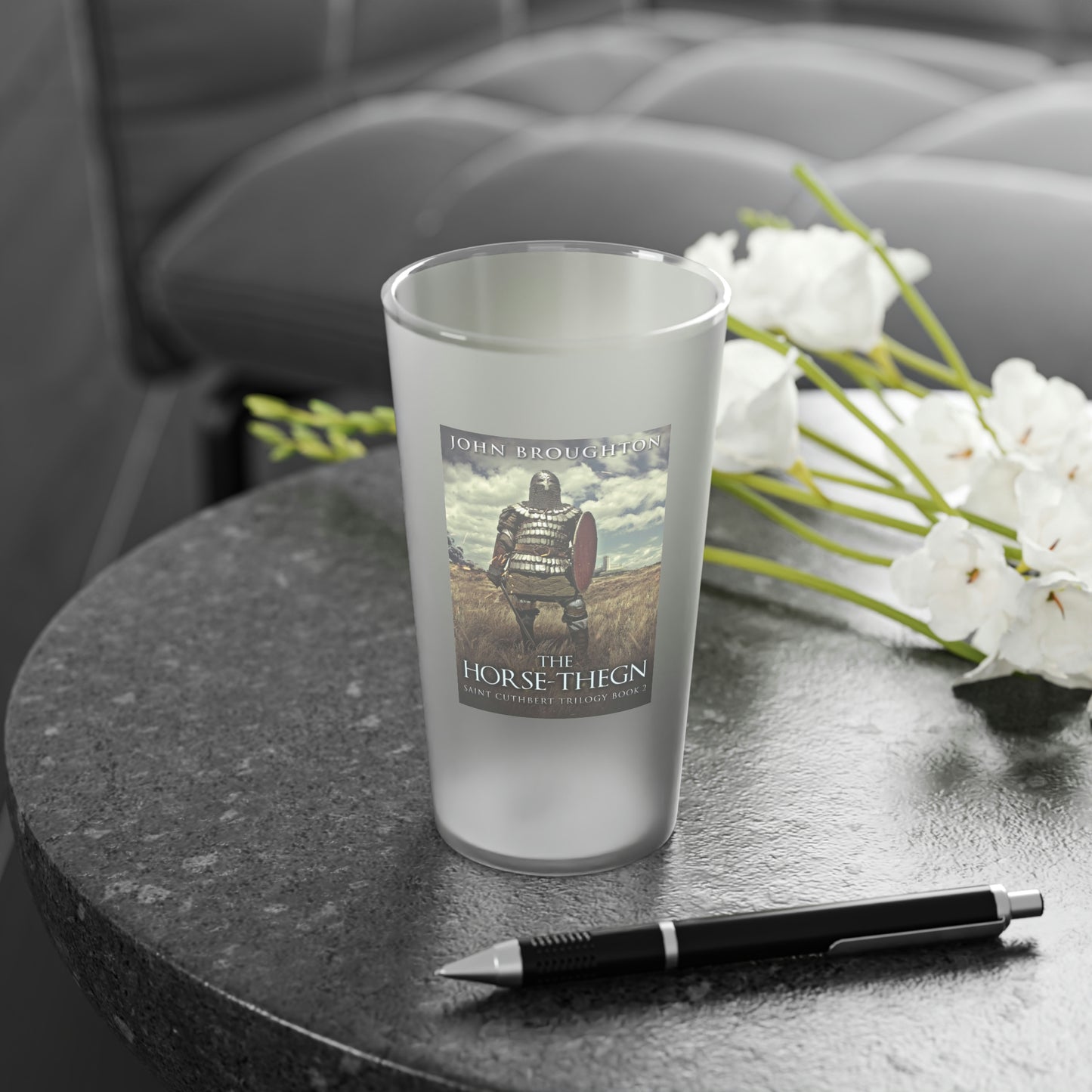The Horse-Thegn - Frosted Pint Glass