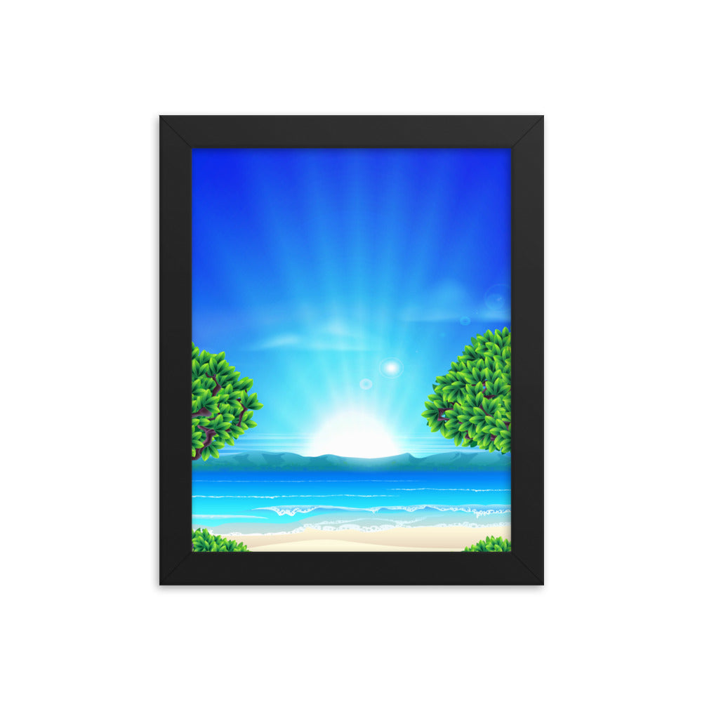 Beach Holiday - Framed Poster