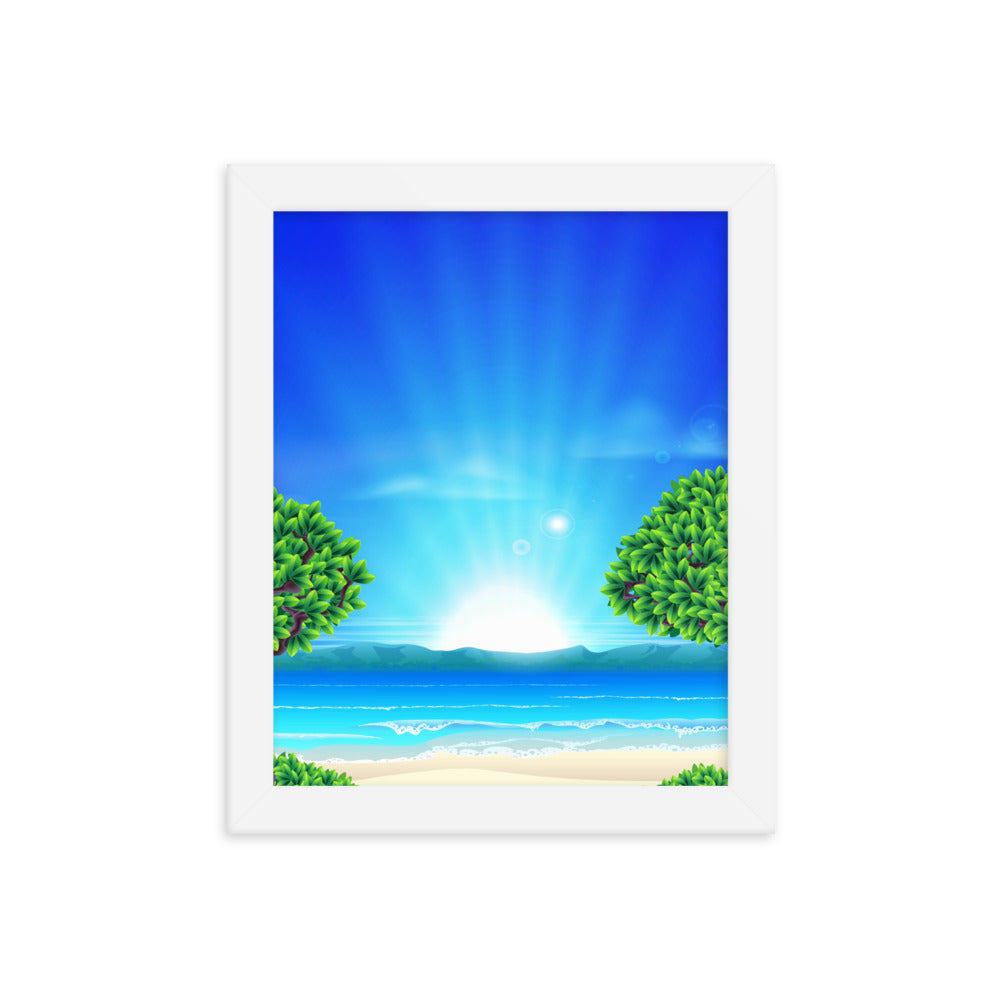 Beach Holiday - Framed Poster