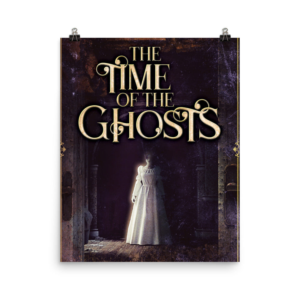 poster with cover art from Gillian Polack's book The Time Of The Ghosts