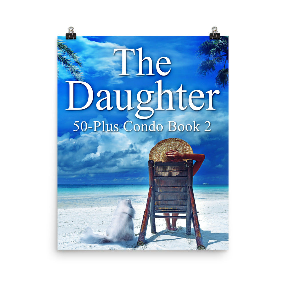 aposter with cover art from Janie Owens's book The Daughter