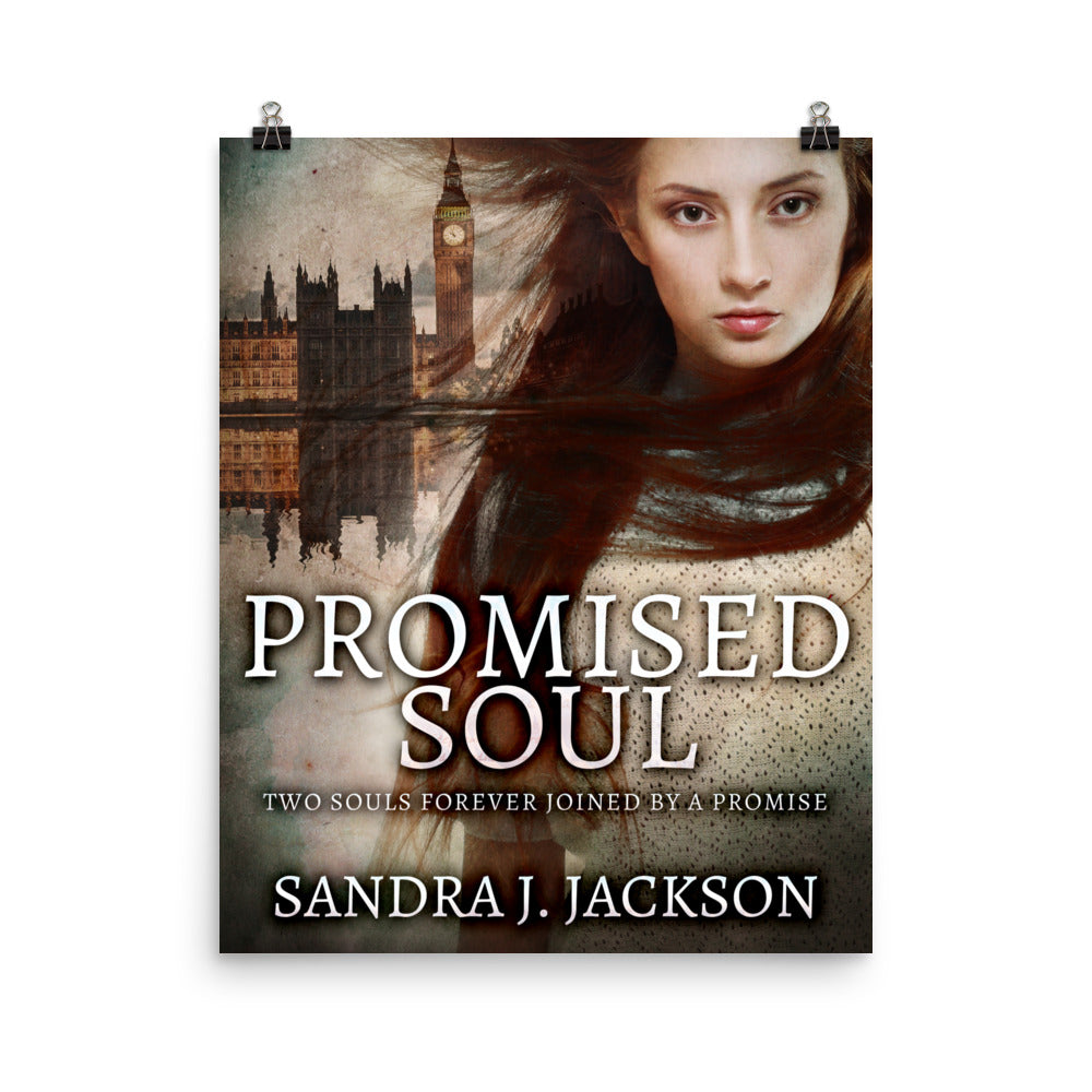 poster with cover art from Sandra J. Jackson's book Promised Soul