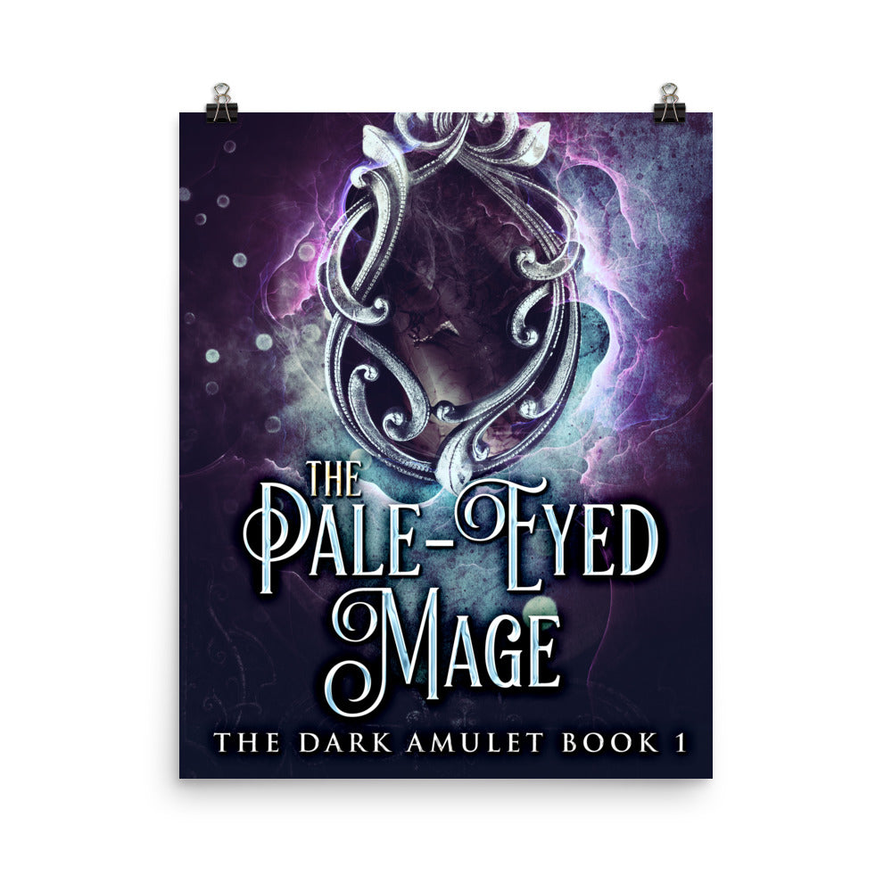 poster with cover art from Jennifer Ealey's book The Pale-Eyed Mage