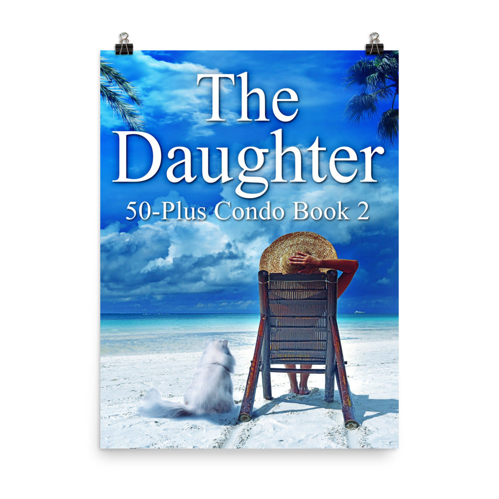 aposter with cover art from Janie Owens's book The Daughter