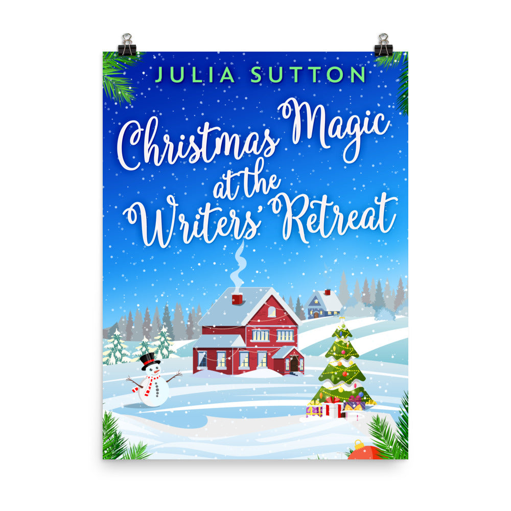 Christmas Magic At The Writers' Retreat - Premium Matte Poster