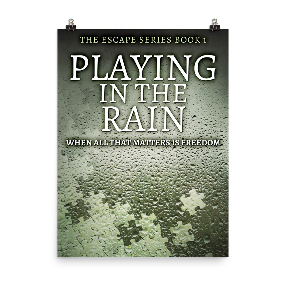 Playing In The Rain - Premium Matte Poster