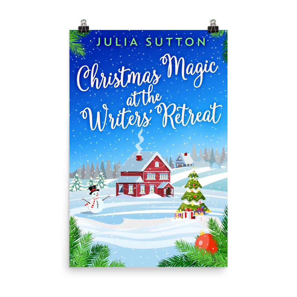 Christmas Magic At The Writers' Retreat - Premium Matte Poster