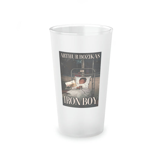 Iron Boy - Frosted Pint Glass