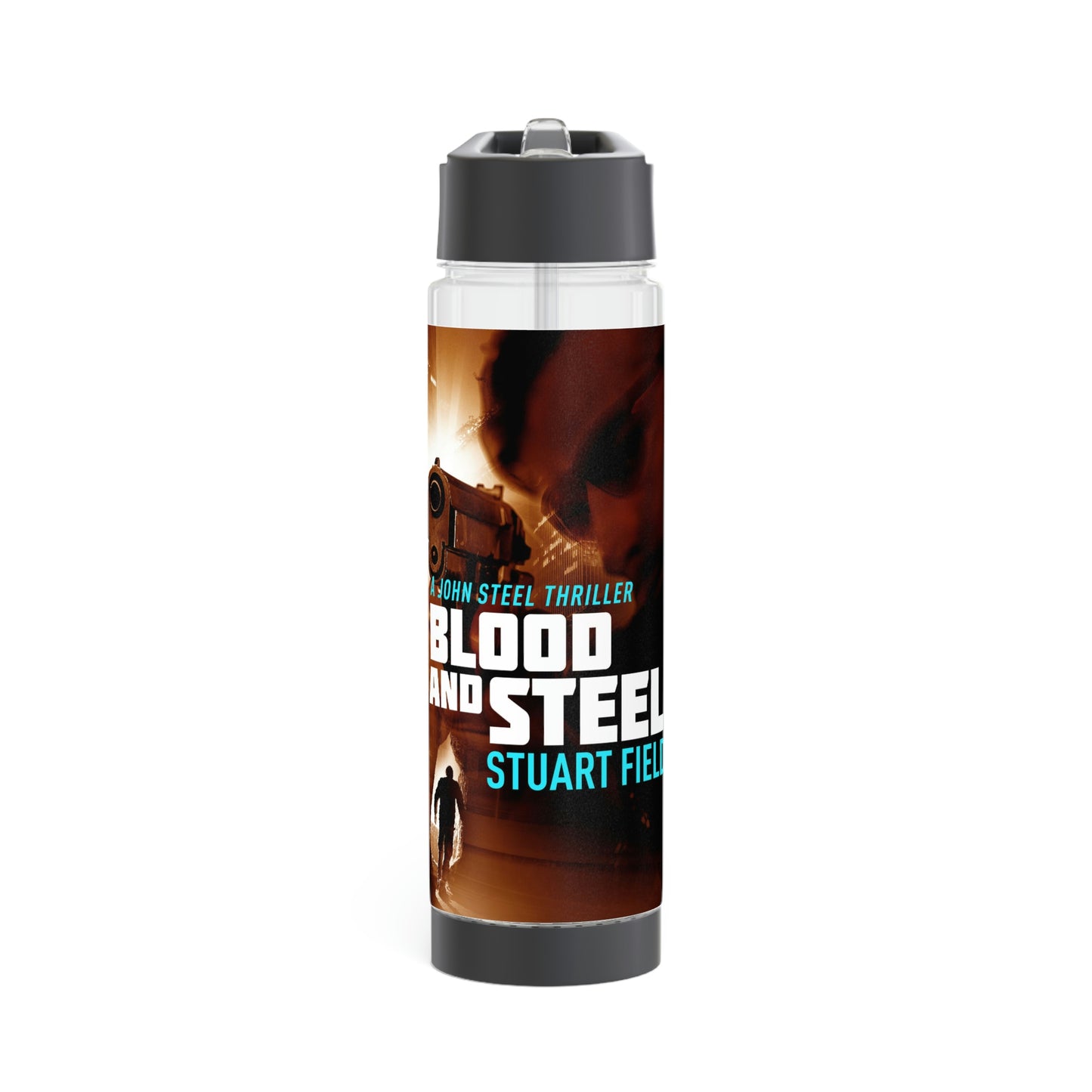Blood And Steel - Infuser Water Bottle