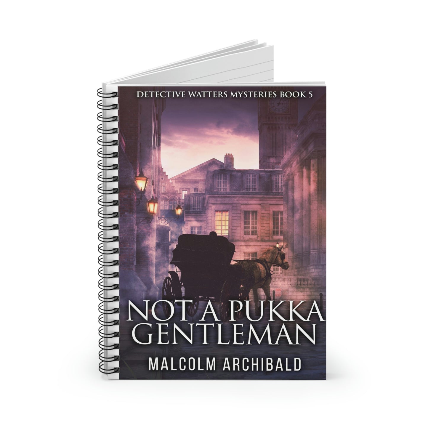 Not a Pukka Gentleman - Spiral Notebook