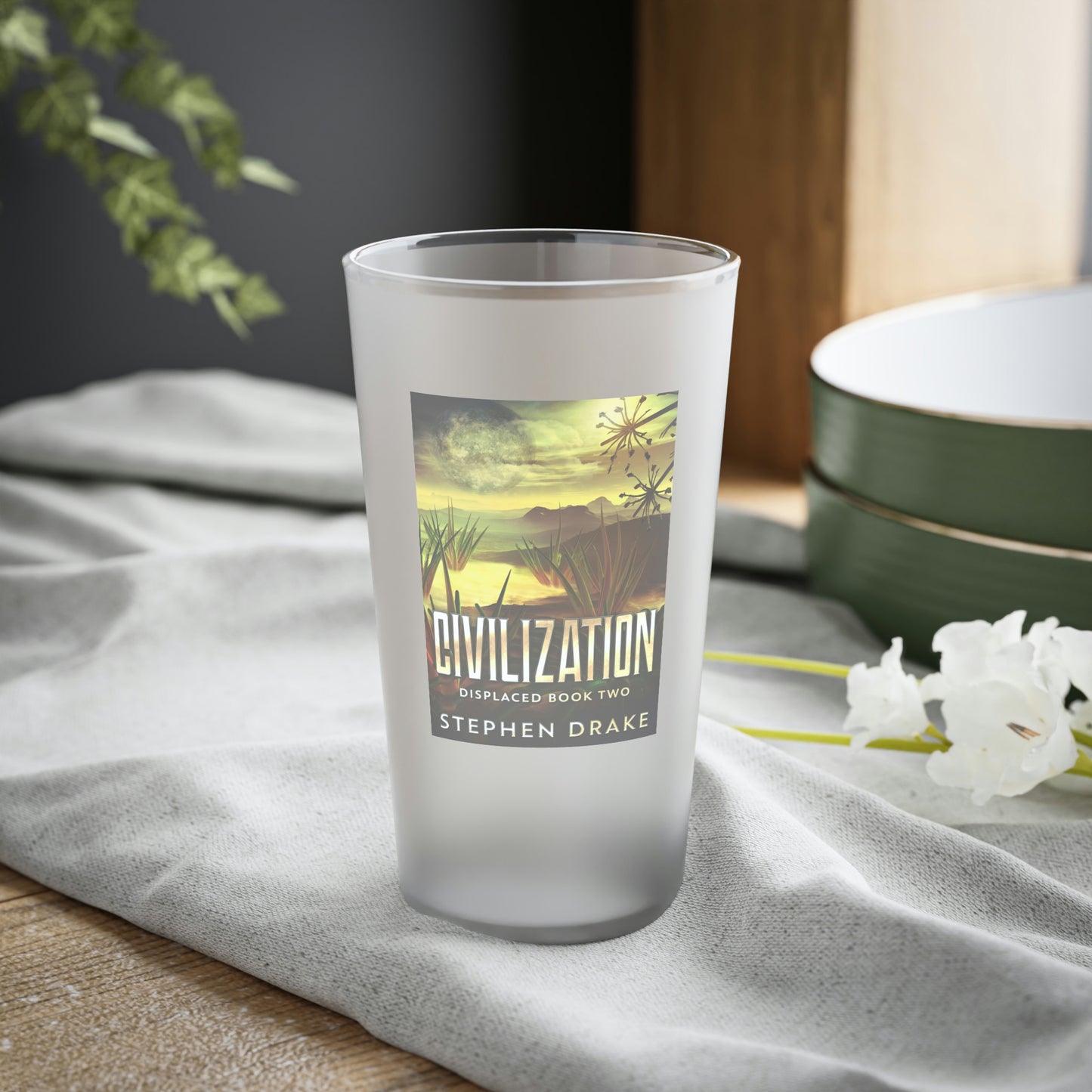 Civilization - Frosted Pint Glass